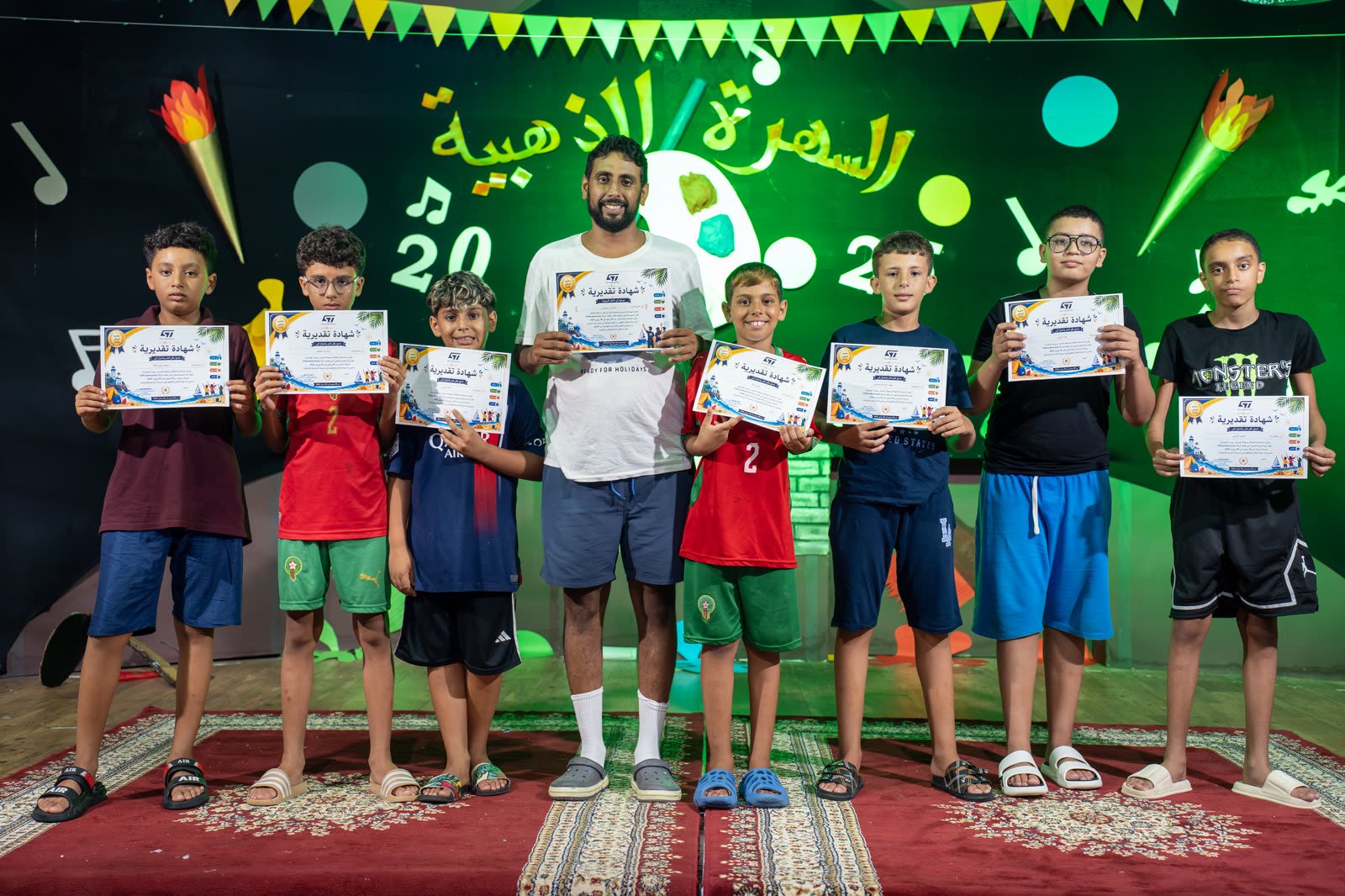 Certificates and applause