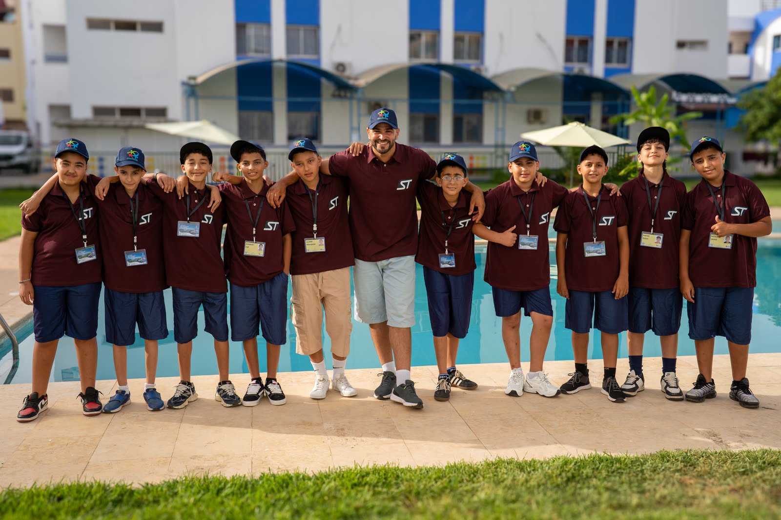 Boys' team, all smiles